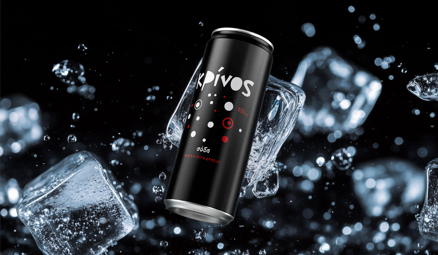 The Beloved KRINOS Soda, now in a 330ml Aluminum Sleek Can