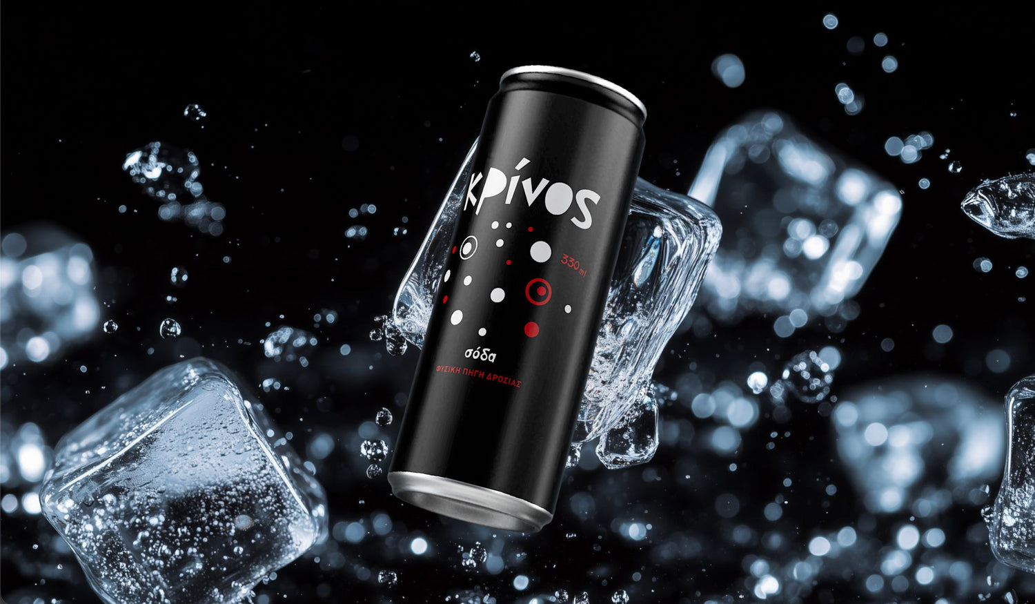 The Beloved KRINOS Soda, now in a 330ml Aluminum Sleek Can