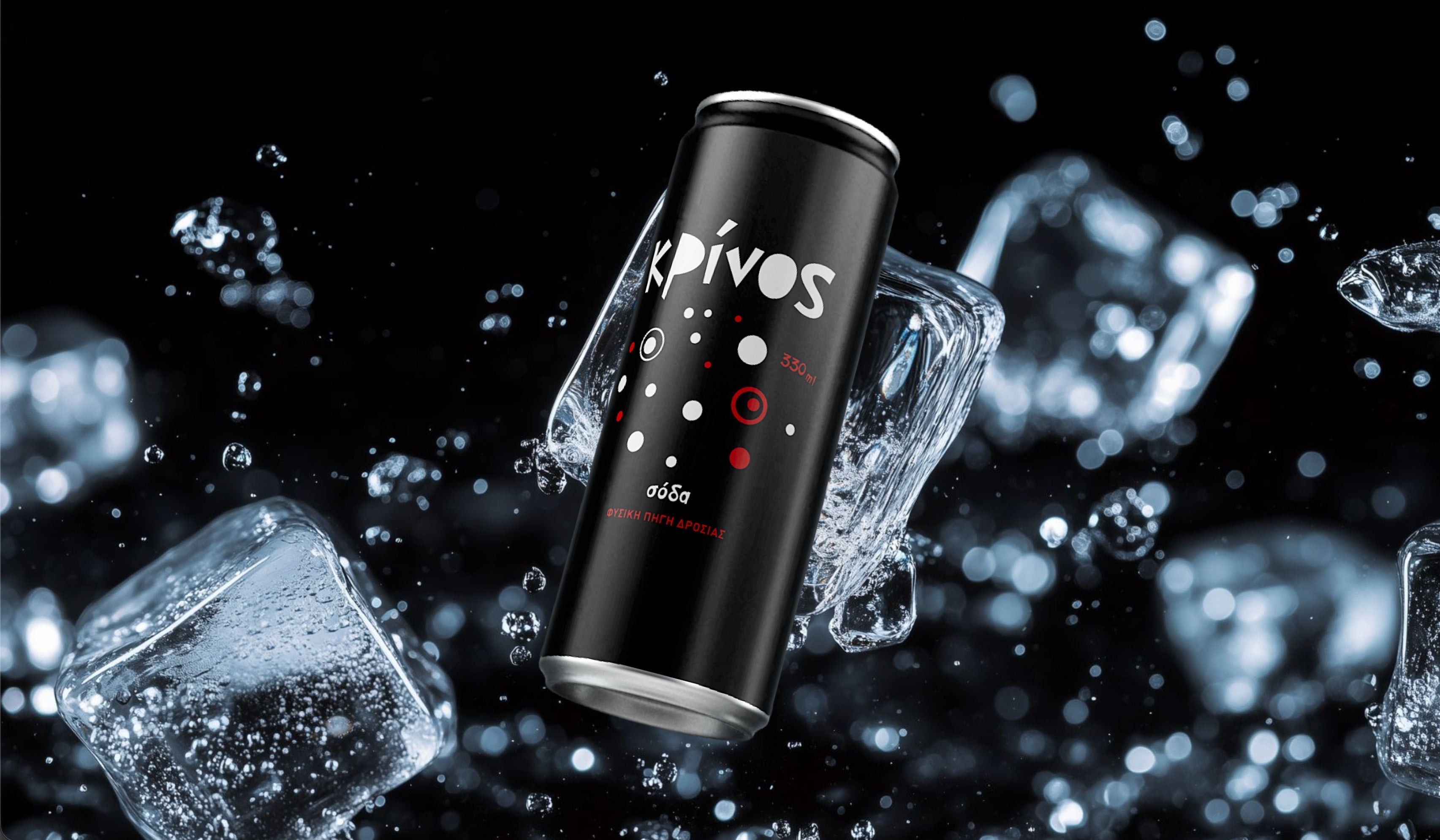The Beloved KRINOS Soda, now in a 330ml Aluminum Sleek Can